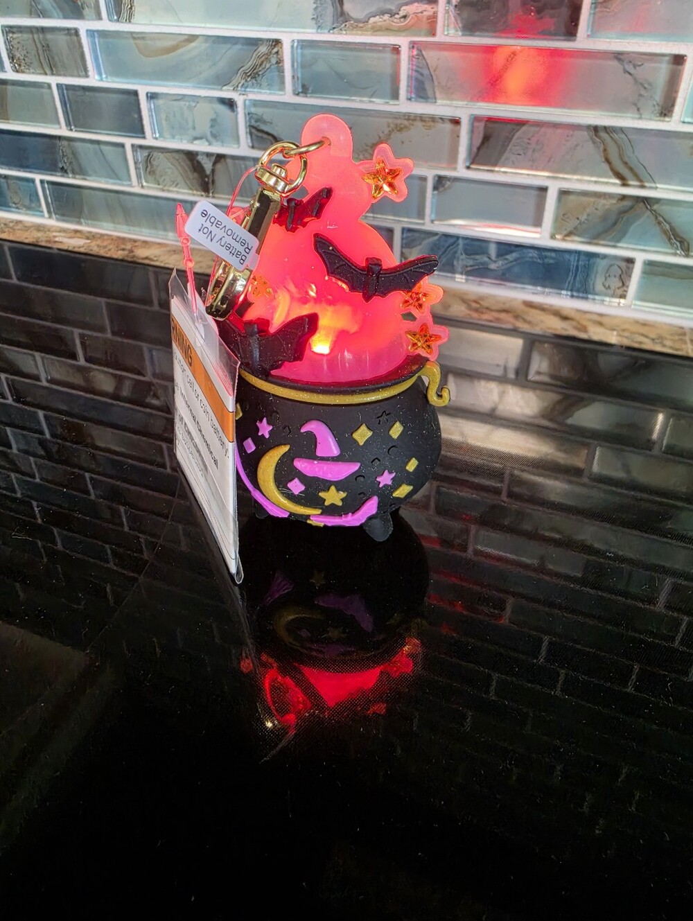 Bath & Body Works Cauldron Light-Up PocketBac Holder NEW